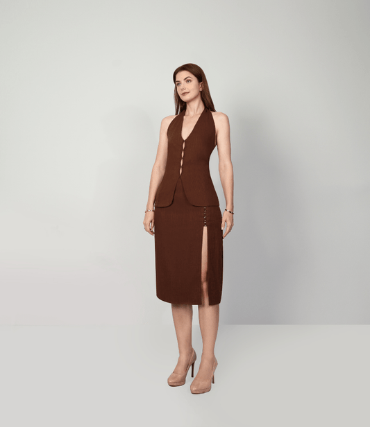 VERONICA BROWN TOP