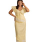 Blossom Yellow Linen Co-Ord Set