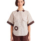 Barakah Beige Linen Shirt