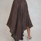 Espresso Asymmetrical Brown Skirt
