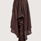 Espresso Asymmetrical Brown Skirt