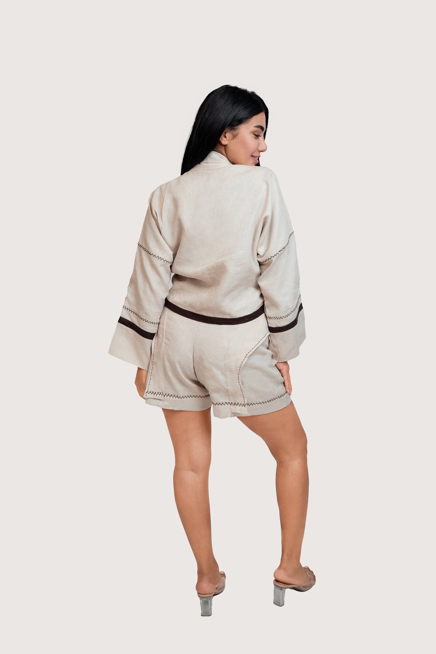 Emily Beige Co-ord Set