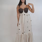 Coco Beige Brown Linen Dress