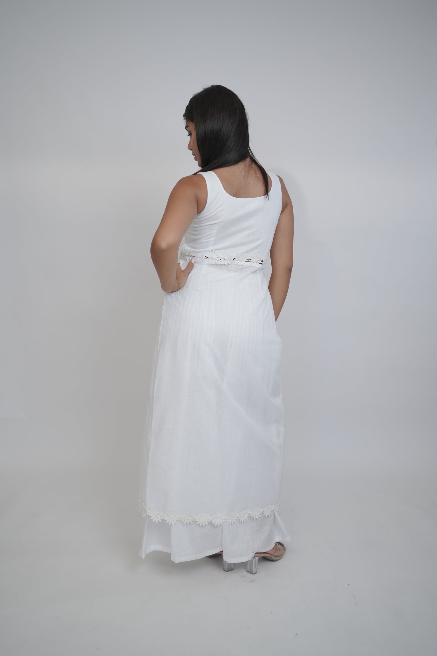 Margot White Linen Co-ord Set