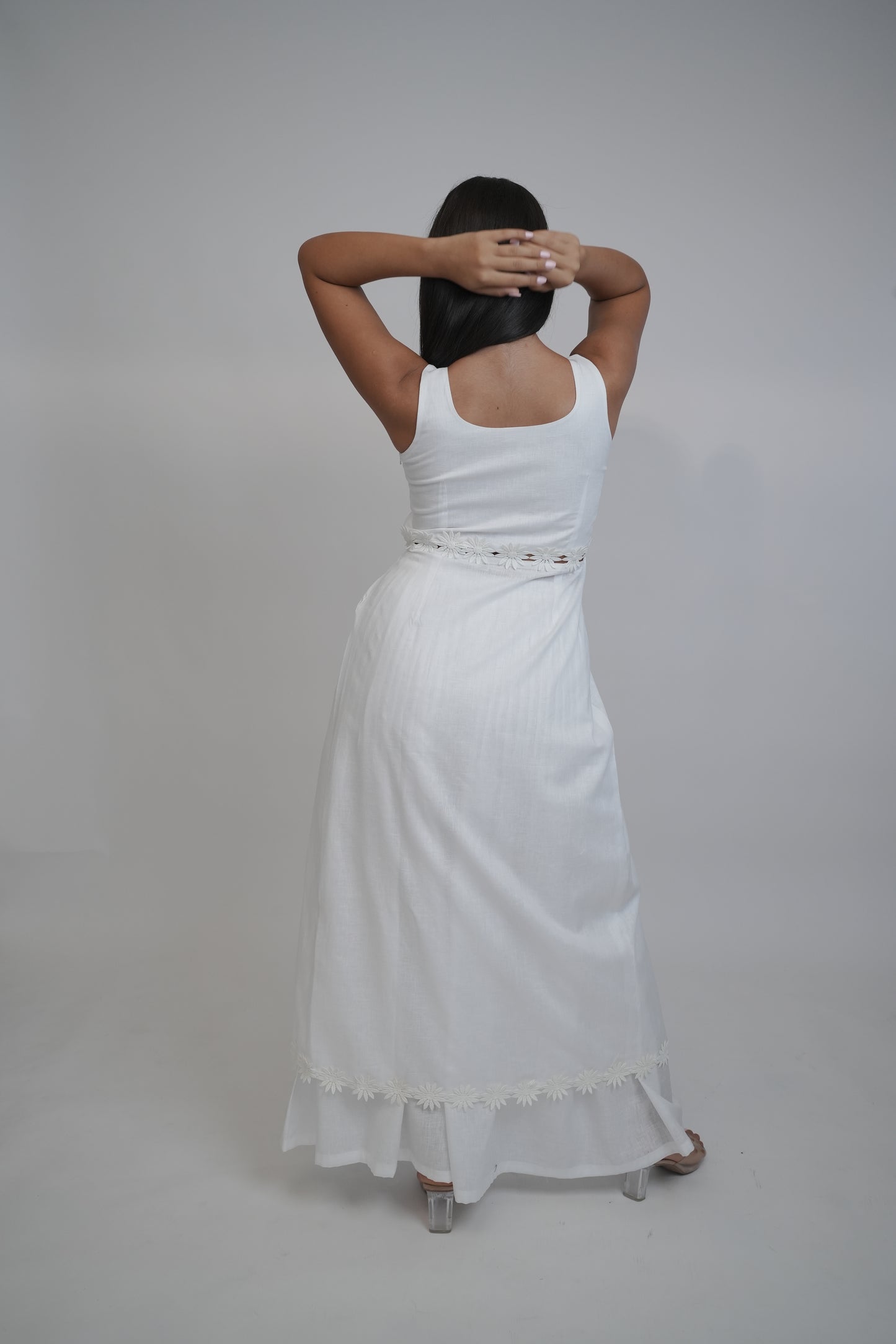 Margot White Linen Co-ord Set