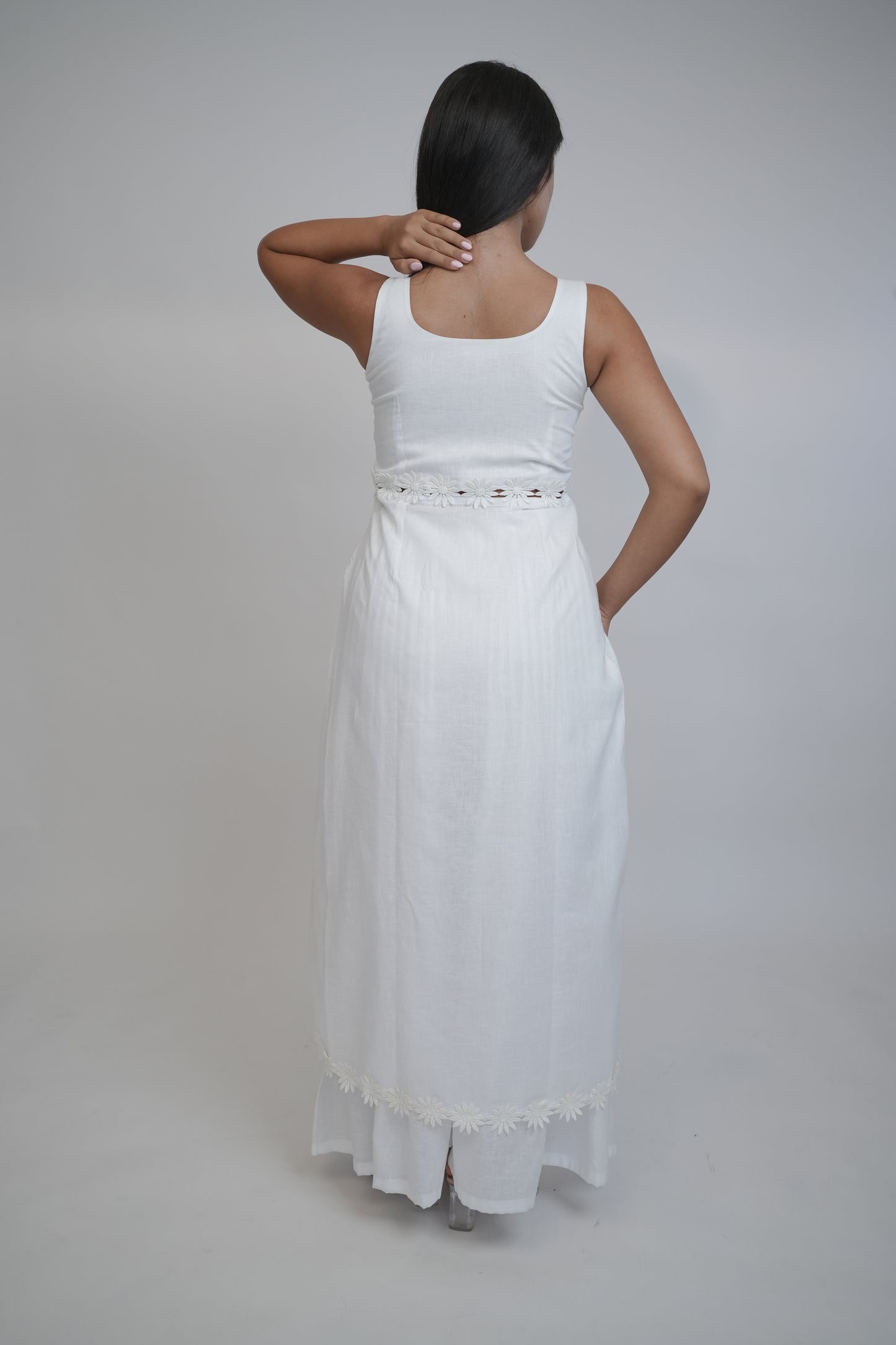 Margot White Linen Co-ord Set