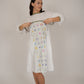 Poppy White Floral Short Dress