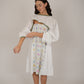 Poppy White Floral Short Dress