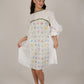 Poppy White Floral Short Dress