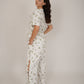 Aster Floral White Top/Shirt