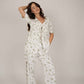 Aster Floral white Trouser/Pant