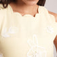 Petal Yellow Linen short dress
