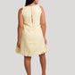 Petal Yellow Linen short dress