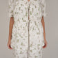 Aster Floral White Top/Shirt