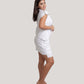 Zahra White Linen Skirt