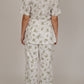 Aster Floral White Top/Shirt