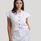 Zahra Co-Ord White Linen