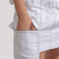 Zahra White Linen Skirt