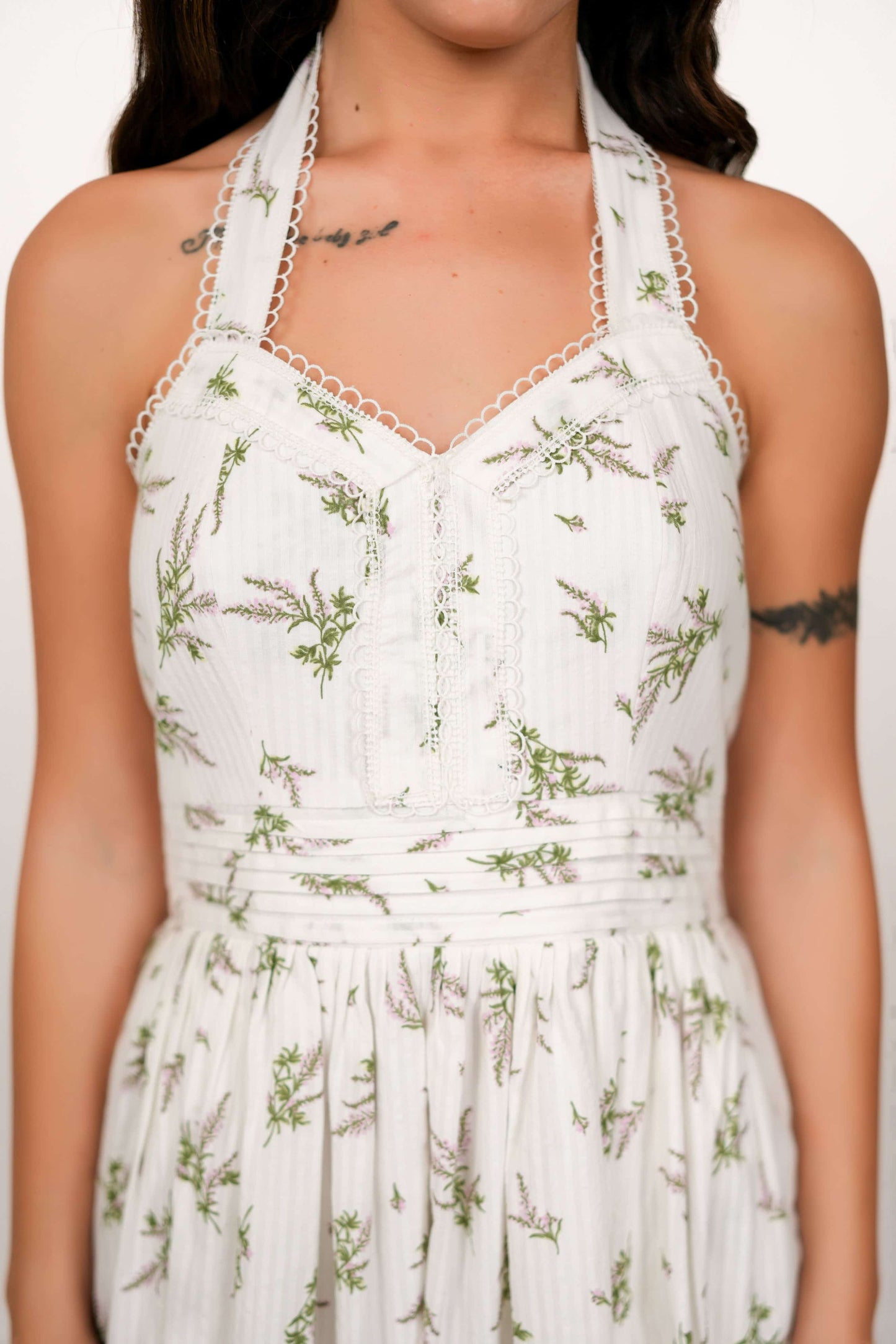 Debby White Floral Maxi Dress