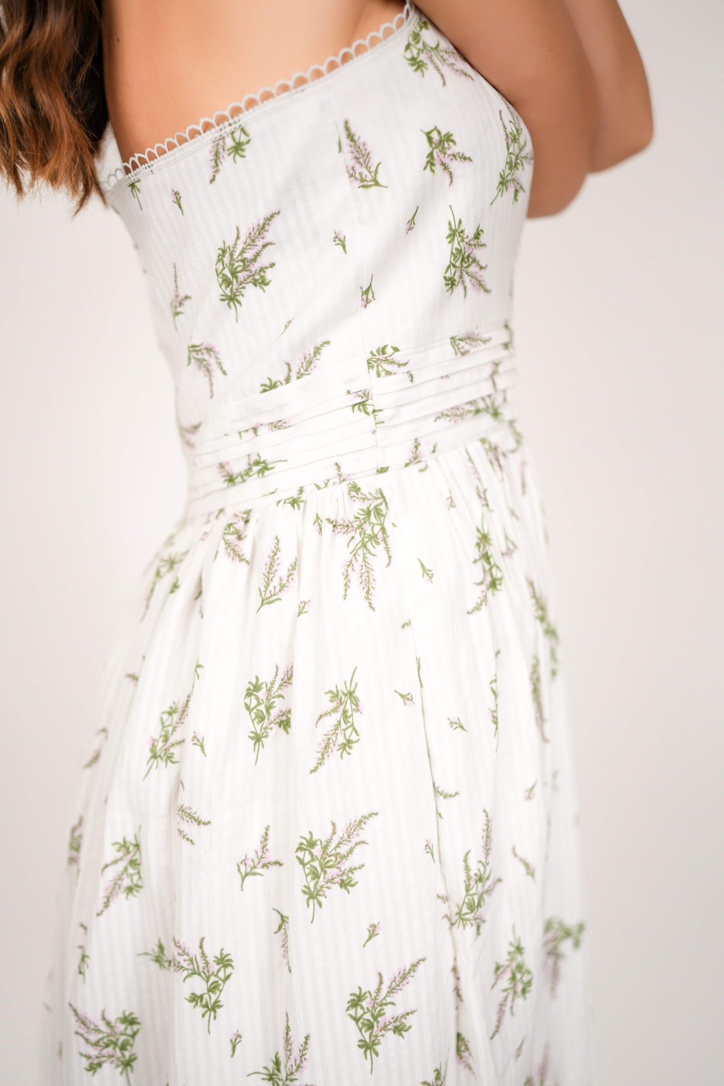 Debby White Floral Maxi Dress