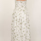 Debby White Floral Maxi Dress