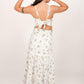 Flora White Floral Maxi Skirt