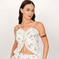 Flora White Floral Maxi Skirt