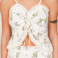 Flora White Floral Maxi Skirt