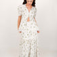 Iris White Floral Top
