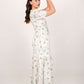 Iris White Floral Top