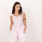 Jennifer Pink And White Stripe Top
