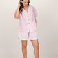 LUNA PINK AND WHITE STRIPED CO-ORD SET