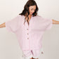 LUNA PINK AND WHITE STRIPED CO-ORD SET