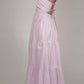 Abby White Pink Striped Dress