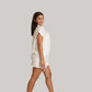 Mogra White Linen Skirt