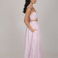 Abby White Pink Striped Dress