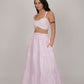 Abby White Pink Striped Dress
