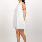 Pearl White Short Dress With Kimono Set