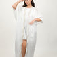 Pearl White Kimono