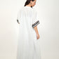 Coral White Kimono