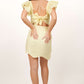 Blossom Yellow Top with White Lace