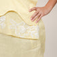 Blossom Yellow Top with White Lace