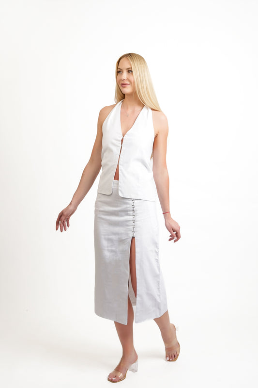 VERONICA WHITE CO-ORD SET