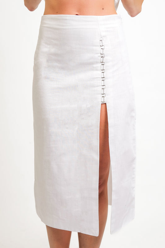 VERONICA  WHITE SKIRT