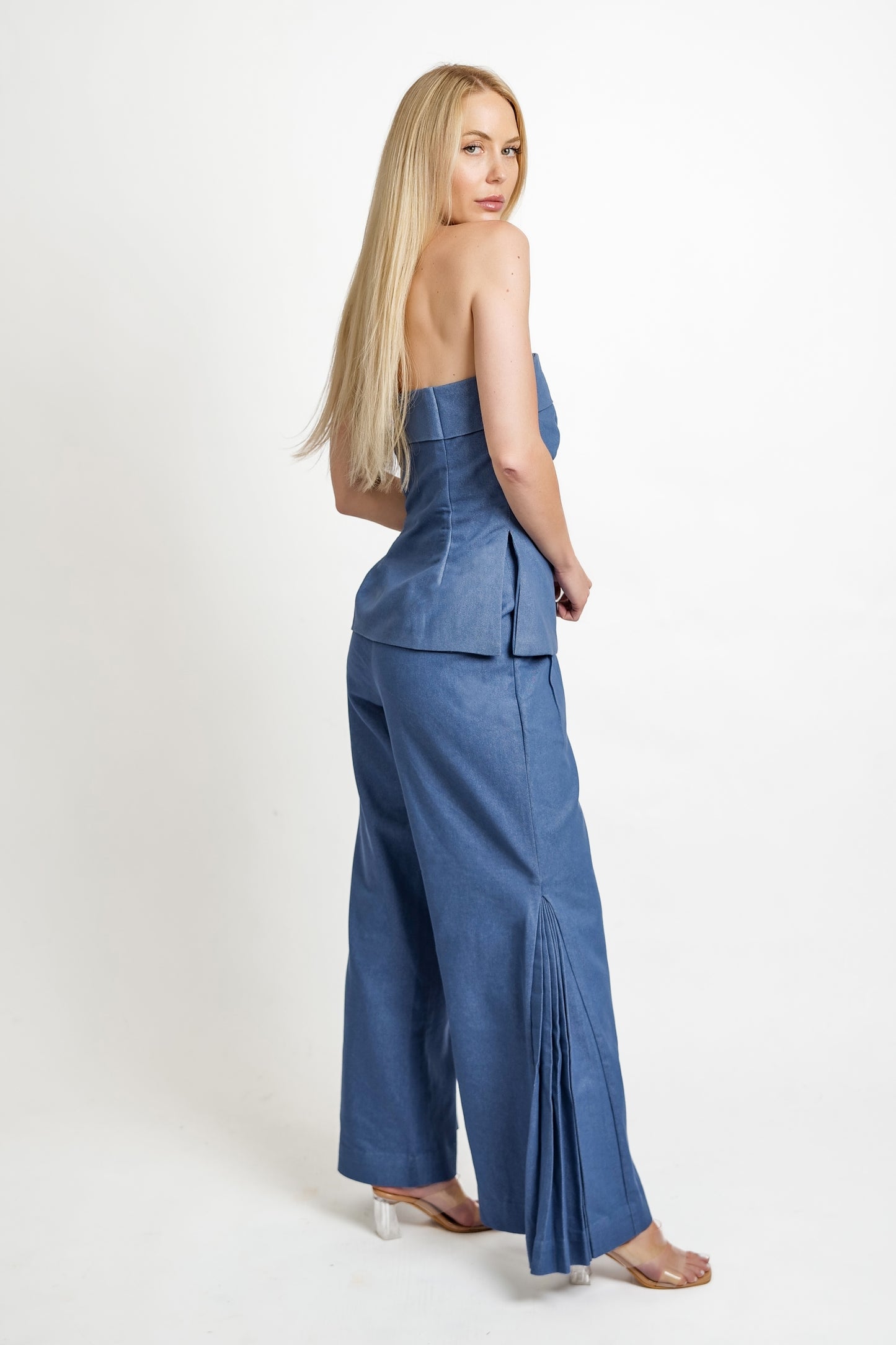 SAMANTHA BLUE CO-ORD SET