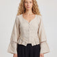 Rumi Top – Handcrafted Pure Linen Corset Top
