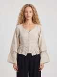 Rumi Top – Handcrafted Pure Linen Corset Top