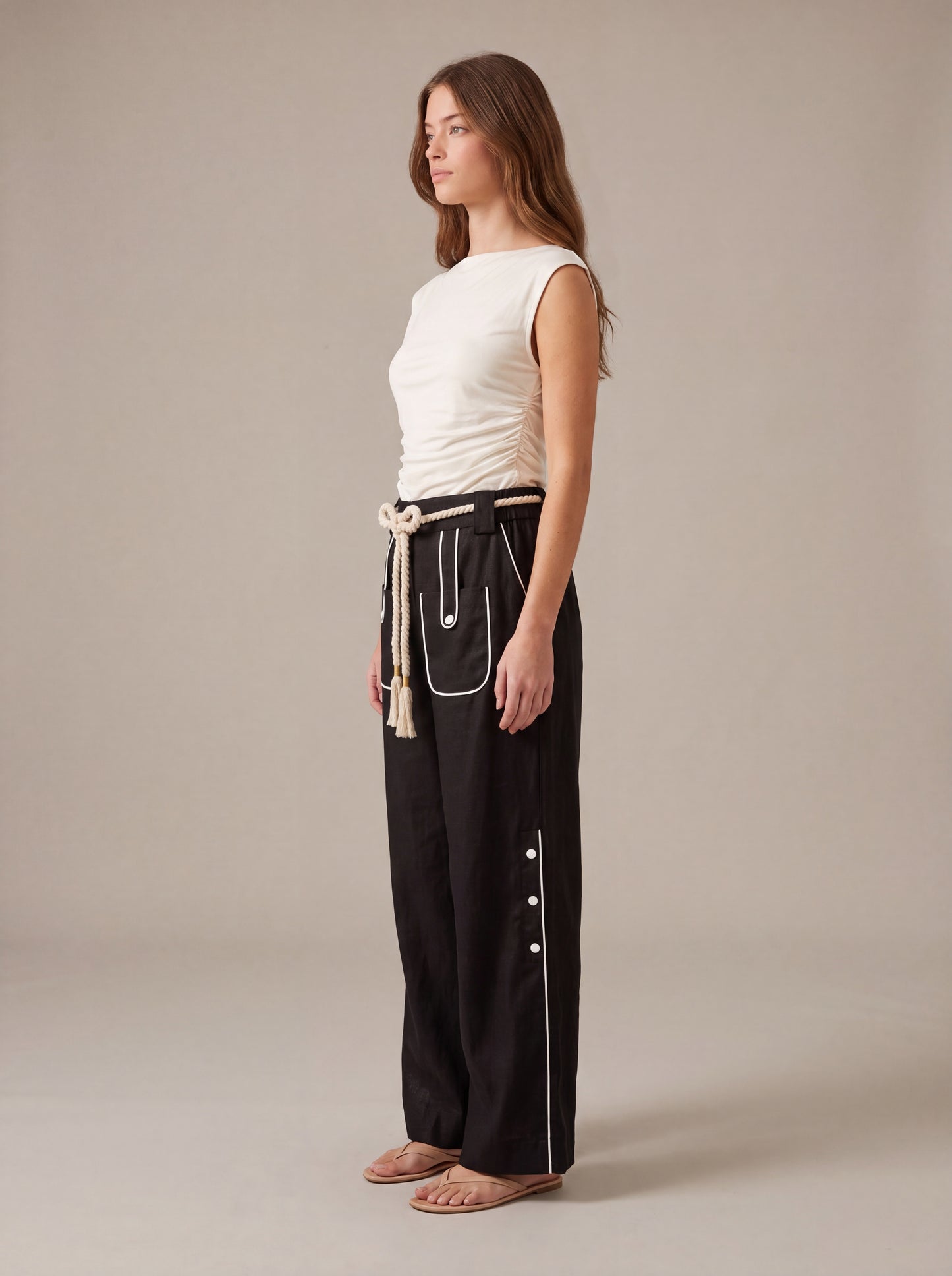 Aether Linen Trouser