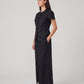 Inori Black Linen Skirt