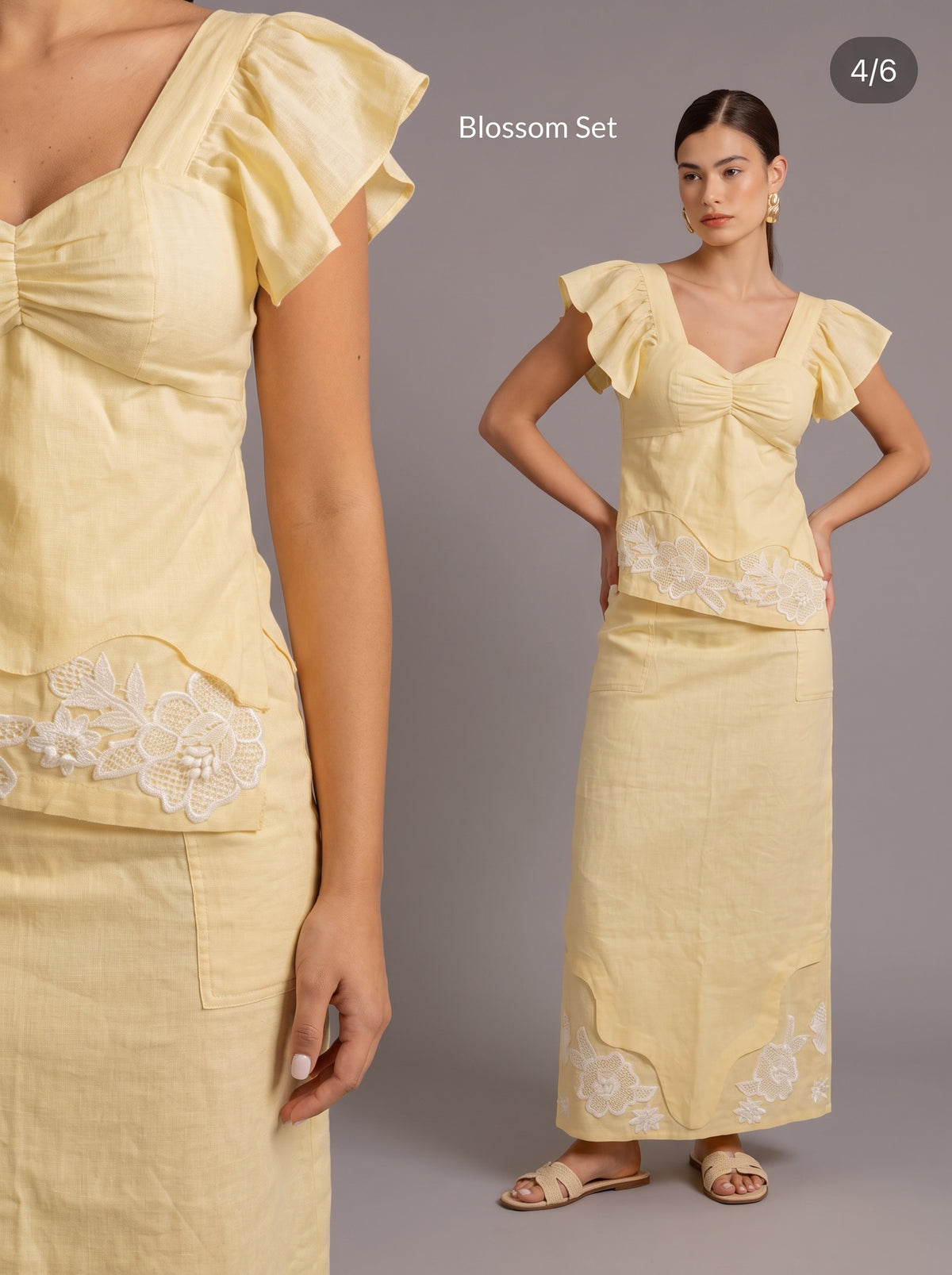 Blossom Yellow Skirt
